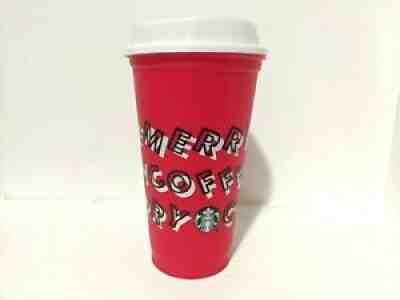 Starbucks Holiday Christmas 2019 Merry Coffee Reusable Red Hot Tumbler Cup 16oz - Sold on eBay Jul 24, 2021 for $6.95