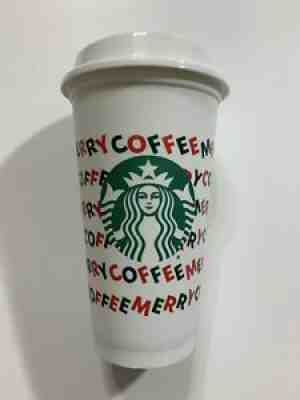 Starbucks Hot Cold Reusable Cup 16oz Merry Coffee Christmas Holiday 2019 - Sold on eBay Jun 18, 2021 for $10.99