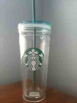 Starbucks 2016 Venti 20 oz. Clear Glass Double Walled Cold Cup Tumbler - Sold on eBay Jul 08, 2021 for $99.99