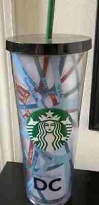 STARBUCKS Washington DC USA Capital Venti Cold Cup Acrylic TUMBLER 24 Oz 2016 - Sold on eBay Jul 19, 2021 for $90.00
