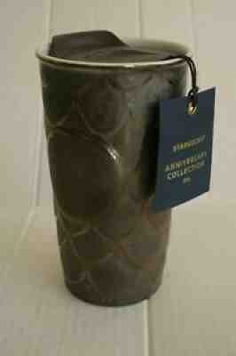 STARBUCKS ANNIVERSARY 2016 BRONZE SCALES CERAMIC TUMBLER BRAND NEW w/TAGS !!! - Sold on eBay Jun 25, 2021 for $65.75