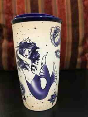 Starbucks 2016 Sailor Edition Mermaid Siren Tattoo Ceramic 12oz Travel Tumbler - Sold on eBay Aug 18, 2021 for $65.00