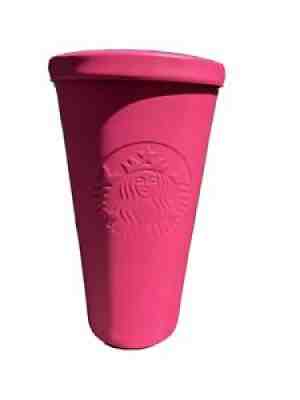 2014 STARBUCKS 16 Oz. STAINLESS STEEL Cold Cup Tumbler HOT Neon PINK Rare Matte - Sold on eBay Aug 29, 2021 for $23.76