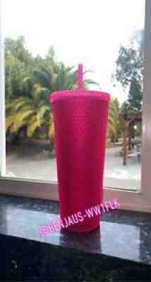 NWT Starbucks Neon Pink Studded Cold Cup Tumbler Venti 24oz Fall 2021 - Sold on eBay Sep 01, 2021 for $39.99