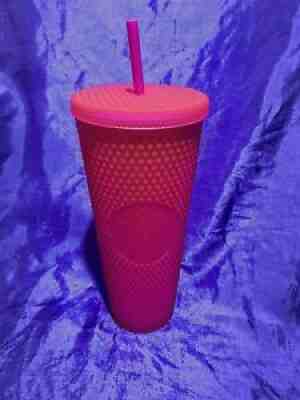 Starbucks Neon Pink Studded Tumbler 2021 24oz Cold Cup. FREE  - Sold on eBay Sep 04, 2021 for $46.00