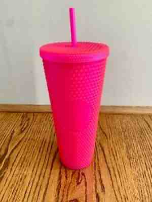Starbucks Neon Pink Studded Tumbler Fall 2021 24oz Cold Cup NWT - IN HAND - Sold on eBay Aug 24, 2021 for $44.99