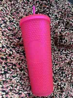 ð??? Venti Starbucks Neon Pink Tumbler Fall 2021 24oz Studded Cold Cup New ð??? - Sold on eBay Aug 24, 2021 for $46.49