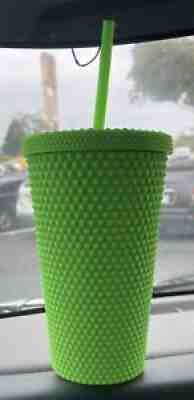 Starbucks Neon Green Tumbler Fall 2021 Grande Studded Cold Cup, Ready To Ship - Sold on eBay Aug 25, 2021 for $36.00
