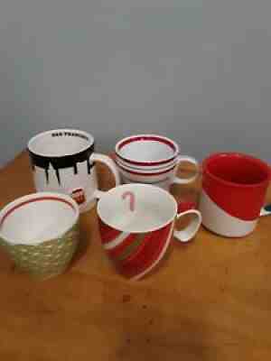 Mixed Lot of 5 Starbucks Coffee Mug Cups San Francisco Collector, Mermaid Sip - Sold on eBay Aug 22, 2021 for $20.00