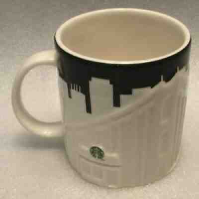 STARBUCKS COFFEE MUG 2012 SAN FRANCISCO SKYLINE CABLE CAR ENGRAVED CUP 18 OUNCES - Sold on eBay Aug 27, 2021 for $10.50