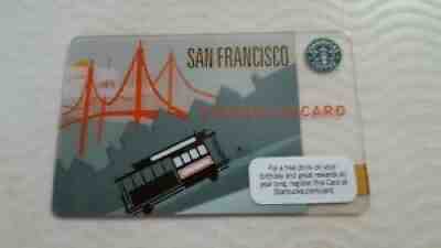 STARBUCKS San Francisco 2009 Cable Car Gift Card - The Rarest and 1st from USA - Sold on eBay Aug 31, 2021 for $19.50