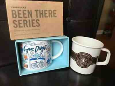 STARBUCKS SAN DIEGO BEEN THERE SERIES COFFEE CUP MUG plus Tin mug 2016 - Sold on eBay Aug 10, 2021 for $17.50