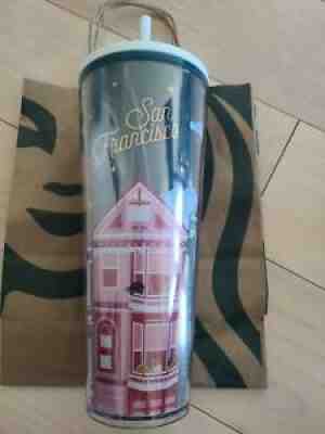 Starbucks 2019 San Francisco Painted Ladies 24 oz. Cold cup Tumbler NEW - Sold on eBay Jul 29, 2021 for $19.95