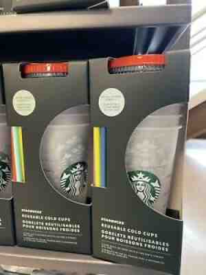 Starbucks 2021 Confetti Color Changing Cold Cups Box Of 5 cups Set - Sold on eBay Sep 12, 2021 for $27.99