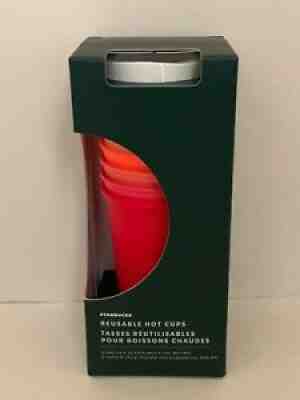 NIB 2019 Starbucks Holiday Reusable Hot Cups 2019 [Set of 6] - Sold on eBay Aug 29, 2021 for $6.99