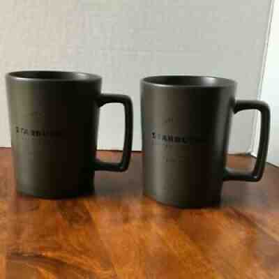 Starbucks Coffee Co 2016 Seattle Brown Barista Design Mug | Pair of 16 oz. Cups - Sold on eBay Aug 15, 2021 for $14.99