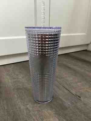 Starbucks 2020 Holiday Sliver Grid Disco Cold Cups 24oz - Sold on eBay Sep 05, 2021 for $19.70