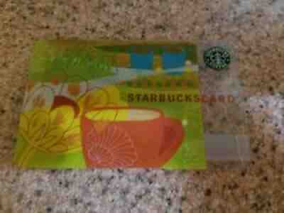 2002 STARBUCKS Spring Cups Gift Card LAMINATION Issue But Stable Recalled Card - Sold on eBay Aug 22, 2021 for $6.00
