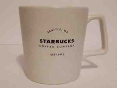 Starbucks Coffee Mug Cup - 2018 Seattle, WA White Black 18oz Estd 1971 Large - Sold on eBay Jul 17, 2021 for $10.99