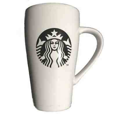 Starbucks Tall Coffee Mug 18 Fl Oz White Cup Black Mermaid Logo 2014 - Sold on eBay Jun 17, 2021 for $11.33