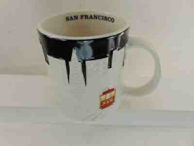Starbucks (NEW) San Francisco City Relief Coffee Mug Black & White 18 oz 2012 - Sold on eBay Aug 05, 2021 for $29.90