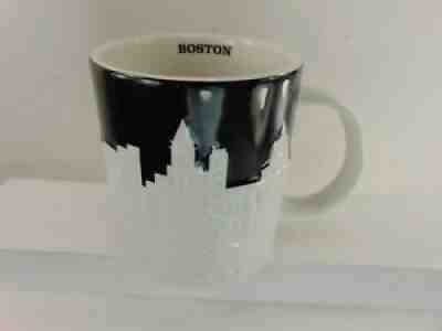 Starbucks (NEW) BOSTON City Relief Coffee Mug Black & White 18 oz 2012 - Sold on eBay Aug 08, 2021 for $29.90