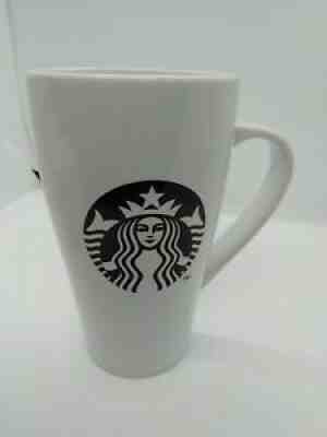 Starbucks 2014 Siren Mermaid Tall 18 oz Coffee Mug Cup White Black Logo - Sold on eBay Jul 09, 2021 for $7.99