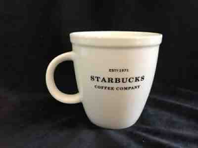 Starbucks Coffee Mug Cup - 2006 Barista Abbey White Black 18oz Estd 1971 Large - Sold on eBay Aug 18, 2021 for $10.00