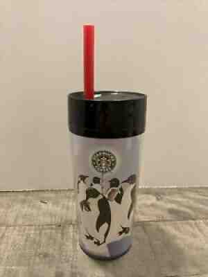 Starbucks Tumbler Travel Mug Penguins Thermo-Serve 1996 - Sold on eBay Aug 20, 2021 for $10.99