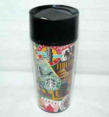 Starbucks Coffee 12 oz Thermo Serv 1996 Landmark Stamps Travel Tumbler - Sold on eBay Jul 21, 2021 for $6.65