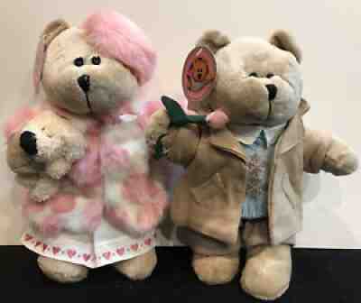 Starbucks Lot Of 2 Plush Bearista Bears 2006 Boy & Girl W/Tags - Sold on eBay Sep 06, 2021 for $9.99