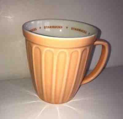 STARBUCKS 2006 Melon Ribbed 16oz Coffee/Tea Mug - Sold on eBay Jun 22, 2021 for $8.75