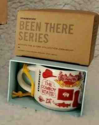 2019 Starbucks WYOMING Mini-NEW Boxed 2 oz ORNAMENT with Tags & Hanger WHOLESALE - Sold on eBay Aug 30, 2021 for $21.00