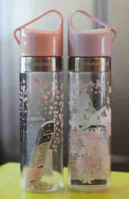 Korea Starbucks 2016 Cherry blossom Spring Butterfly Clay water bottle 591ml SET - Sold on eBay Jun 27, 2021 for $84.77