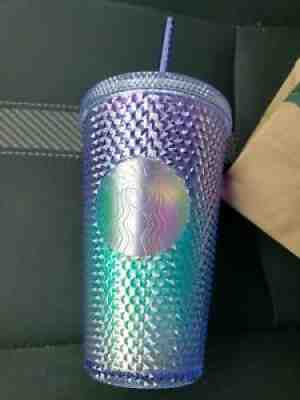 Starbucks Blue Ombre Studded Cold Cup Tumbler Grande 16oz Summer 2021 - Sold on eBay Jun 29, 2021 for $44.99