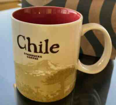 NEW! CHILE Starbucks Mug South America Global Icon Series Collectable CoffeeCup - Sold on eBay Aug 28, 2021 for $32.50
