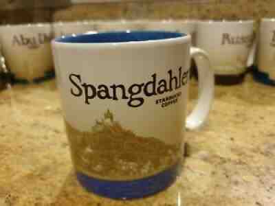 STARBUCKS Coffee Mug 16 oz SPANGDAHLEM AB, icon series NEW w SKU, Germany MIT - Sold on eBay Aug 26, 2021 for $32.95