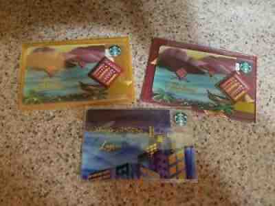 STARBUCKS Philippines 2017 ISLAND Series Gift Cards 3 Cards 2 w/Sleeve US Seller - Sold on eBay Jun 24, 2021 for $14.50