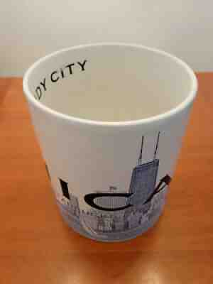 RARE GIANT 2 Gallon Chicago Starbucks Mug Skyline Series One Store Display 2002