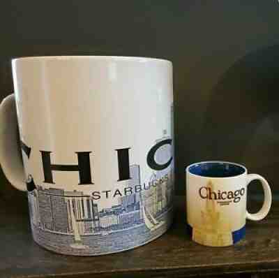 Starbucks Giant Store Promo Chicago Skyline Mug Series One Mug 2.5 Gallon