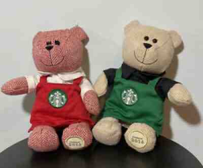 2016 Starbucks Plush Bears Bearistas Plush Lot 9in - Sold on eBay Jul 18, 2021 for $16.00