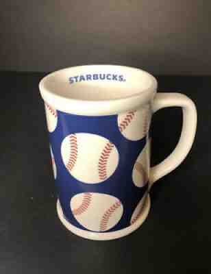 Starbucks Baseball Jumbo Coffee Mug Large 16oz. Red White Blue 2007 Collectible - Sold on eBay Jul 06, 2021 for $19.76