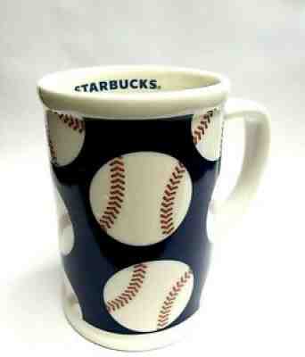 Starbucks 2007 Baseball Jumbo Coffee Mug Large 16oz. Red White Blue - Sold on eBay Jul 27, 2021 for $10.13
