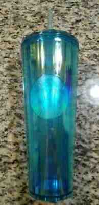 Starbucks 2021 Kaleidoscope Turquoise Prism Teal Diamond Tumbler Cold Cup Venti - Sold on eBay Jul 08, 2021 for $20.00