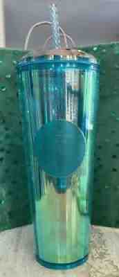 Starbucks Kaleidoscope Turquoise Teal Diamond Cold Cup Venti Tumbler Blue 2021 - Sold on eBay Jul 29, 2021 for $23.95