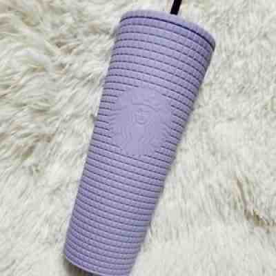 Starbucks Matte Lilac Soft Grid Valentine Collection Tumbler Cold Cup Venti 2021 - Sold on eBay Jun 25, 2021 for $49.99