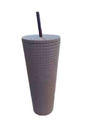 New Starbucks Lavender 2021 Purple Lilac Matte Grid Venti Tumbler - Sold on eBay Aug 09, 2021 for $44.08