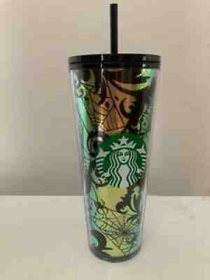 New Green 2021 Starbucks Halloween 24oz Tumbler - Sold on eBay Sep 09, 2021 for $37.00