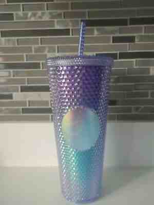 Starbucks Blue Ombre Bling Studded Summer 2021 Cold Cup Tumbler 24oz Venti - Sold on eBay Sep 05, 2021 for $55.00