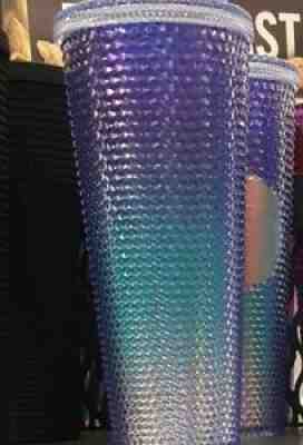 â­ STARBUCKS ­  2021 Studded Blue Ombre Venti Summer 2021 Bling Tumbler Cup! 24oz. - Sold on eBay Jul 12, 2021 for $34.00